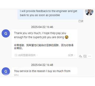 Customer service representative answering questions