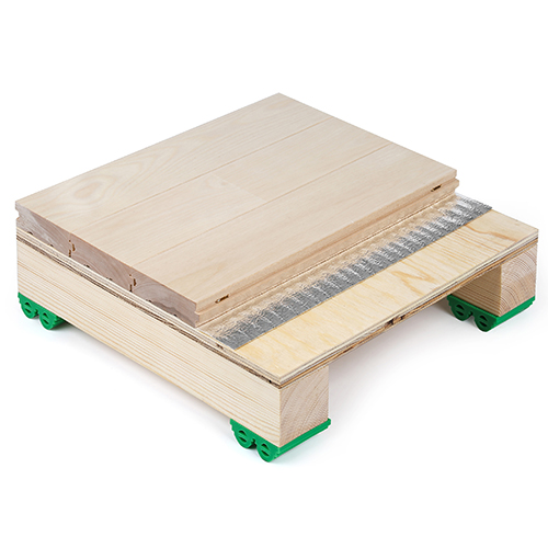 Hardwood Sports Floor The Single Layer Keel